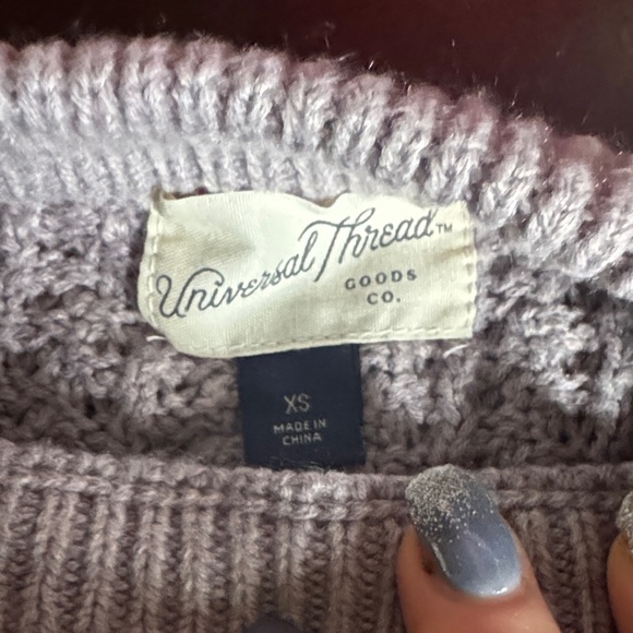 Universal Thread Textured Cream Sweater - Picture 2 of 3